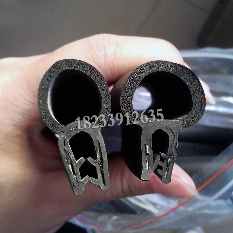 三元乙丙密封条钢芯骨架橡胶密封条发泡密实钢带三复合橡胶卡条