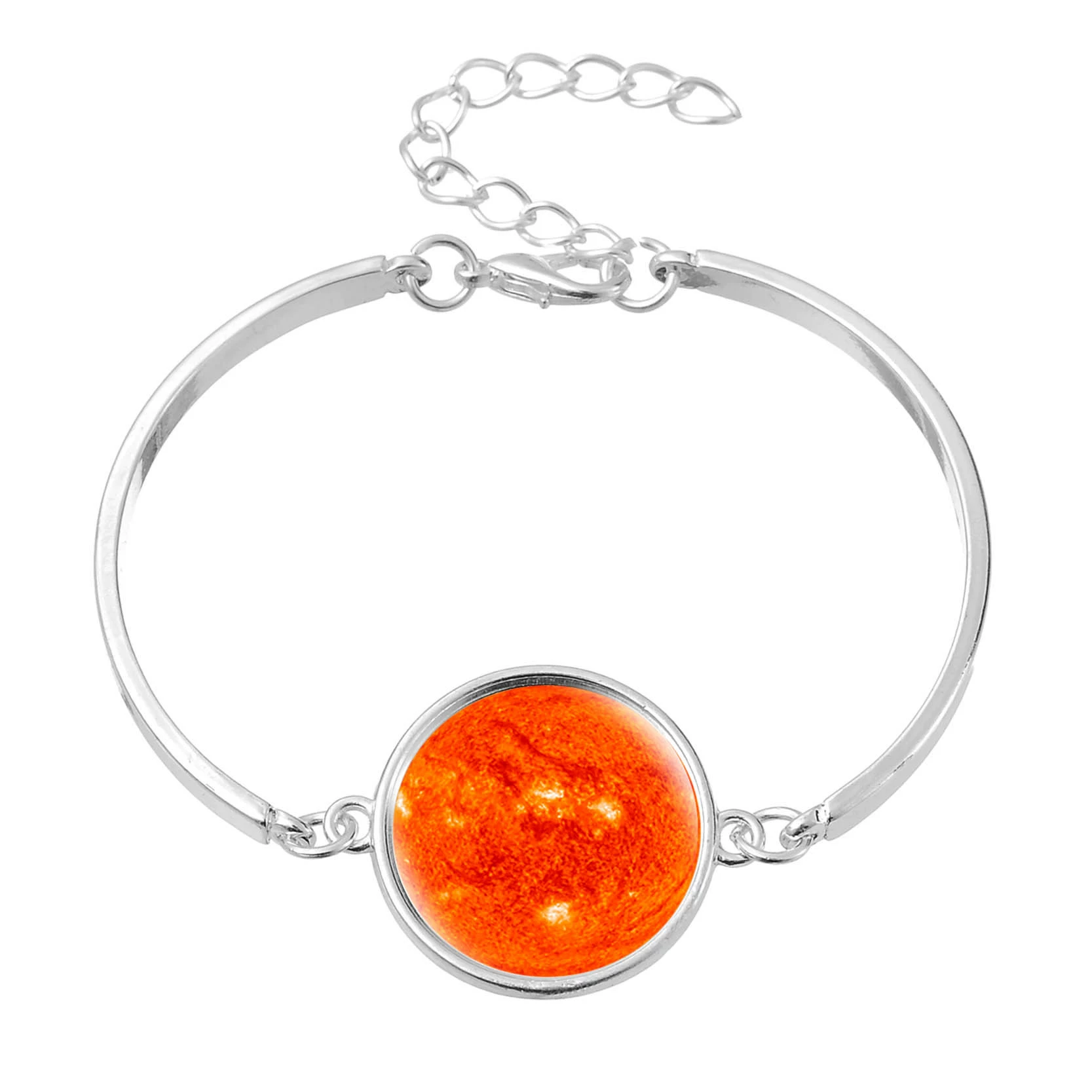 Луна, звёздное небо, модный металлический браслет, 2018 год, Aliexpress, новая коллекция, с камнем, европейский стиль