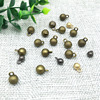 Metal round beads, shirt, woolen cardigan, clothing handmade, decorations