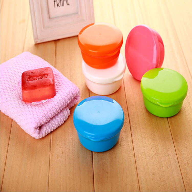 厂家直销塑料香皂盒 带盖防漏水肥皂盒 创意旅行日本