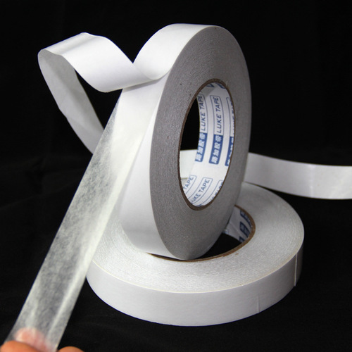 Manufacturer's wholesale cotton paper base material printing embroidery adhesive cloth leather special strong strong adhesive thin oily double-sided tape