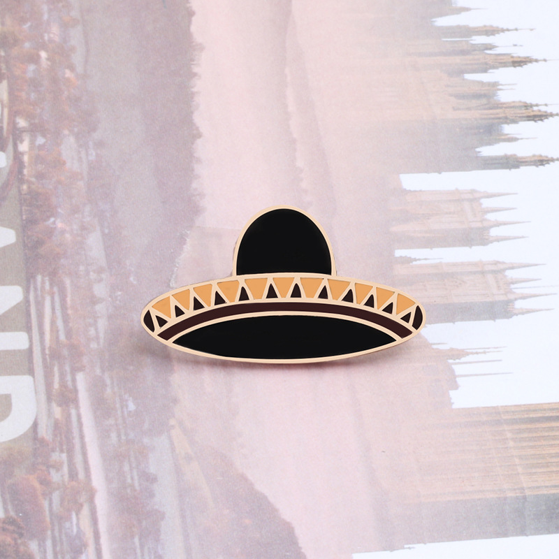 8g Weight Brooches Classification Holiday, Daily Occasion Alloy Material hat, Cat, Boots Pattern Unisex Gender Enamel Design Cartoon Style Style Cartoon Style Pin Hat Cat Boots Alloy Enamel Unisex Brooches 5