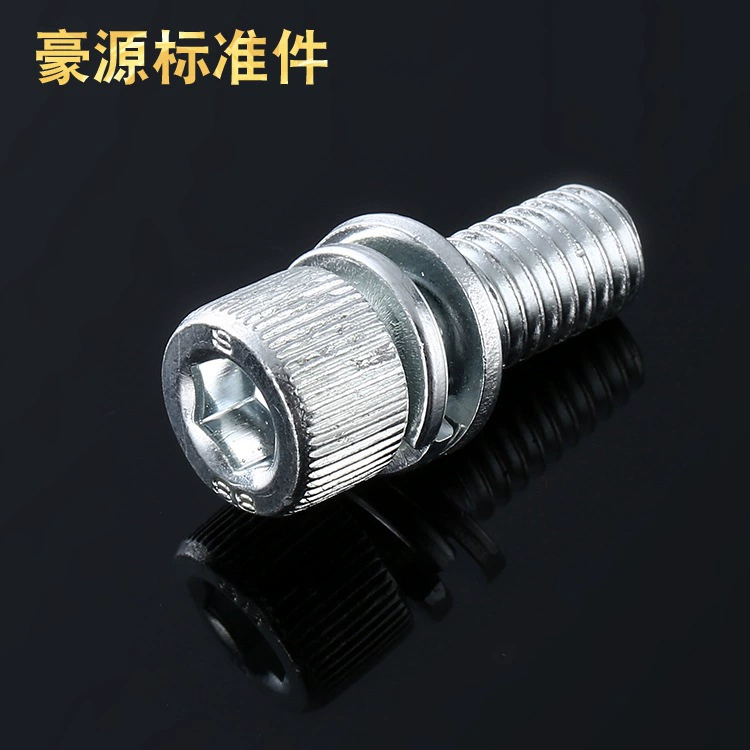 Нержавеющая сталь Трехкомбинированный винт с шестигранной головкой и головкой цилиндра винт с головкой цилиндра мебельная фурнитура на заказ оптом винт с шестигранной головкой