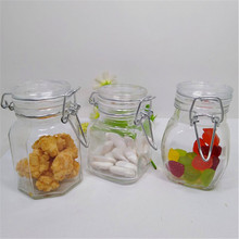 玻璃小罐子密封儲物罐粉劑玻璃罐鋼卡食品罐糖果罐子蜂蜜罐子