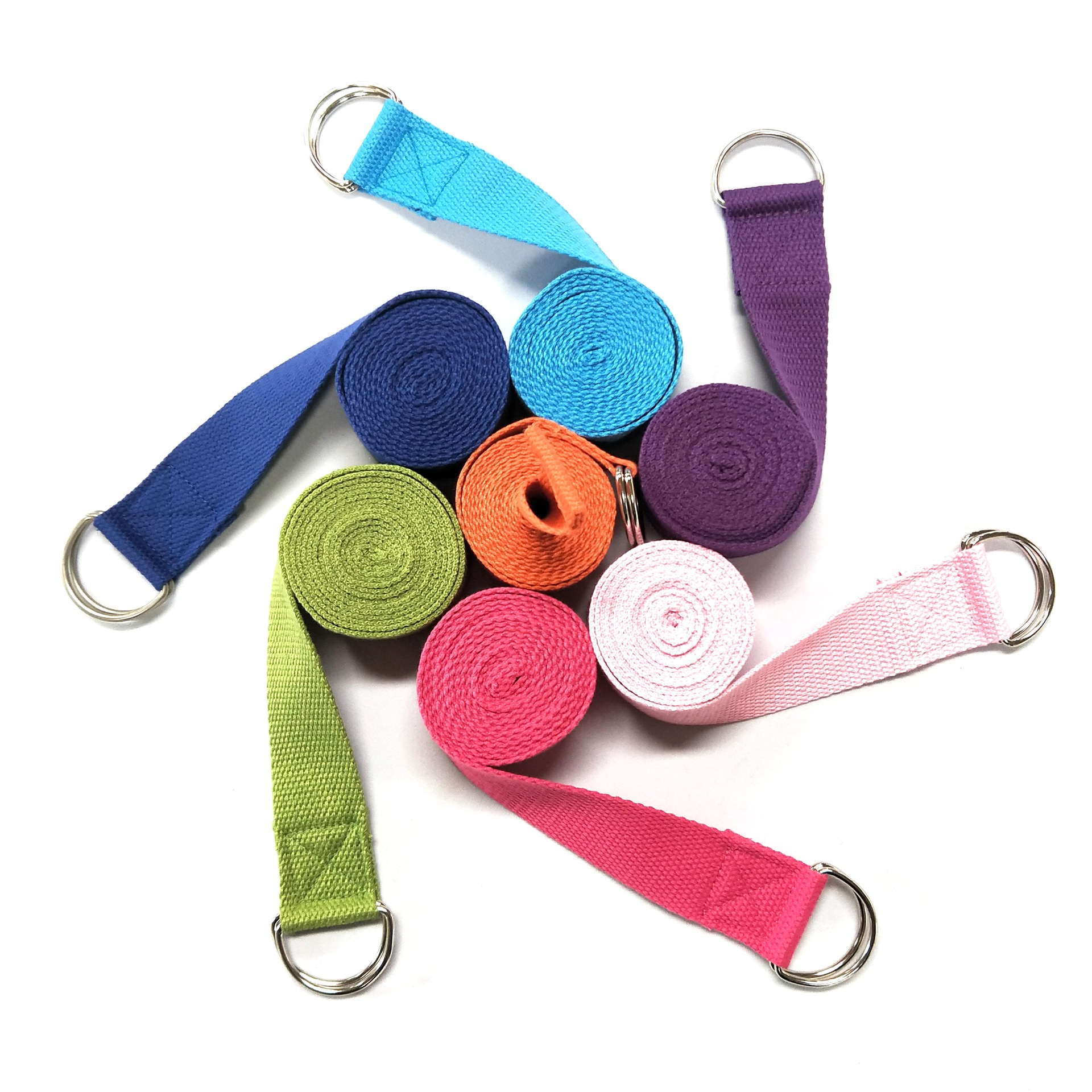 厂家直销瑜伽伸展带 拉伸带 运动带环保健身器材瑜伽用品一件代发|ms