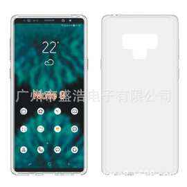 SAM NOTE 9高透布丁套磨纱套内带点外磨纱手机Tpu保护套配件批发