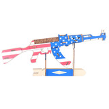 Винтовка с лазером для школьников и студентов, деревянная головоломка, игрушка, DIY