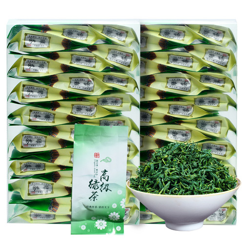 Wholesale mountain cloud mist green tea spring tea fragrant tea new tea Biluochun Maojian independent small bubble bean fragrant green tea PC box