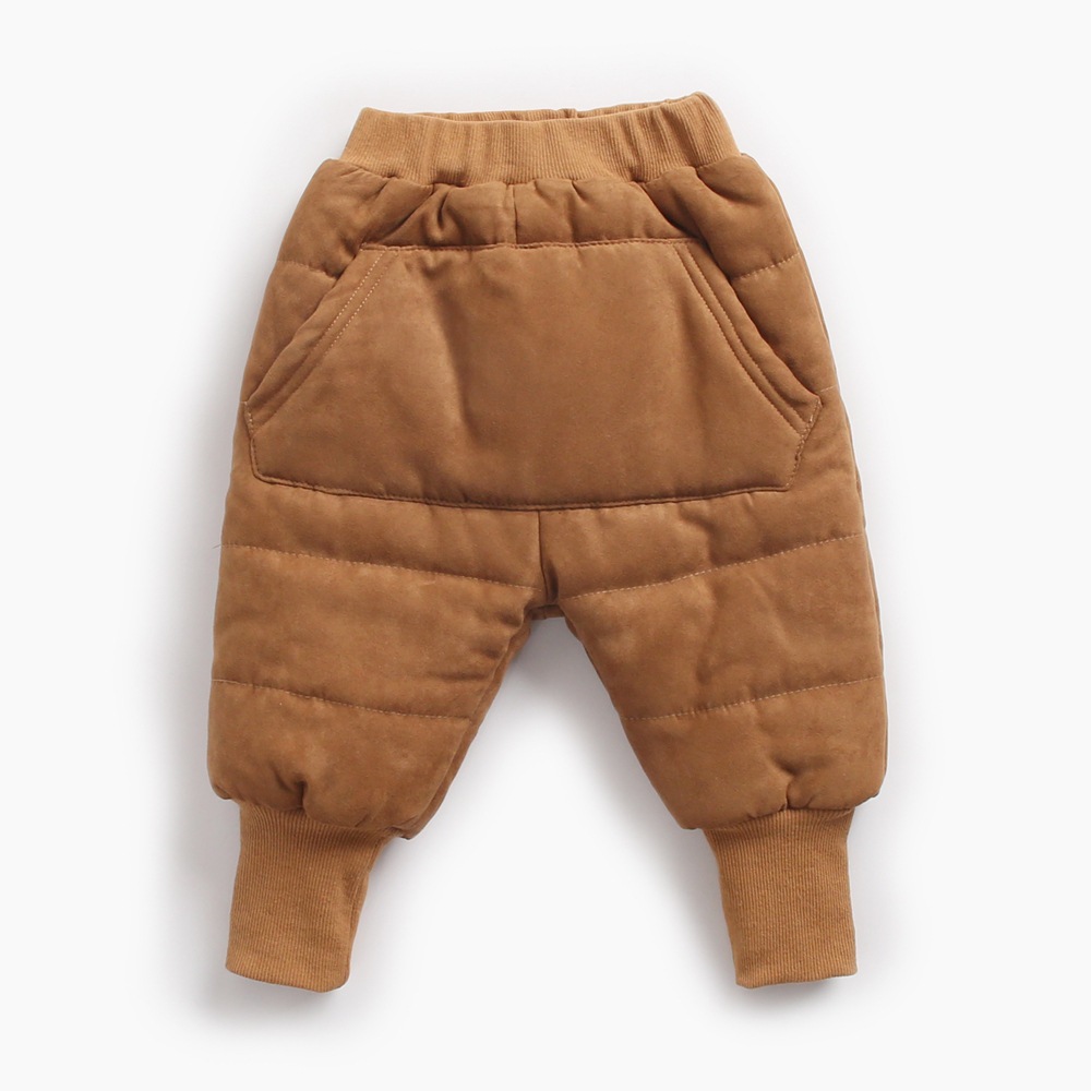 KPW8142-BN coffee big pocket cotton pants