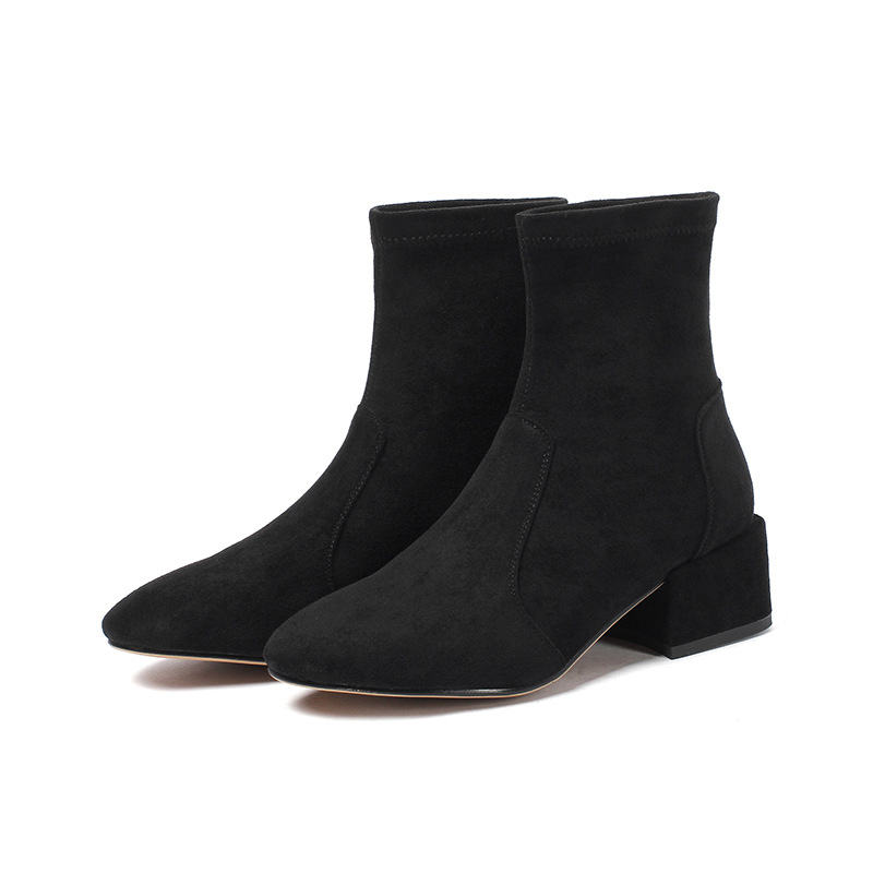 Bottes femme JING XIN en Daim - Ref 3354828 Image 5