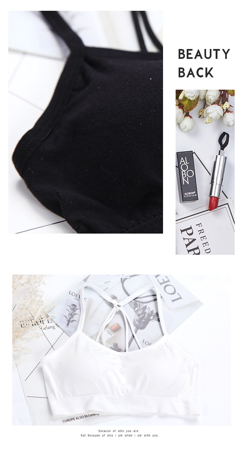 All-season sexy parachute beauty back wrap bra, anti-glare, moisture-wicking, comfortable and breathable sports bra detail image 9