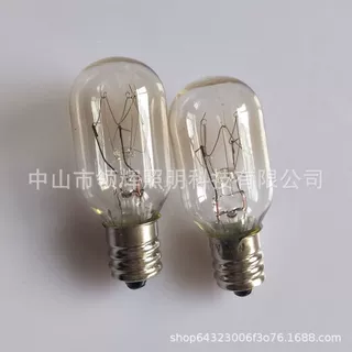 美规E12 120V 15W/25W冰箱泡 盐晶灯用发热白炽灯泡 50个/盒