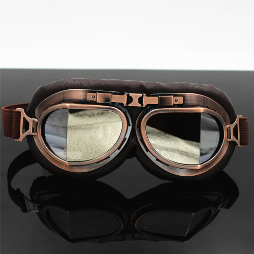 Outdoor sports glasses, motorcycle goggles, corner copper Harley helmet goggles, windproof, dustproof and explosion-proof