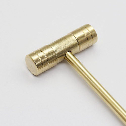 Solid brass processing copper hammer brass small hammer precision installation and production of small copper hammer watch repair small hammer