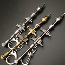 堡垒之夜周边火箭筒钥匙扣武器模型合金钥匙挂件饰品礼物外贸批发
