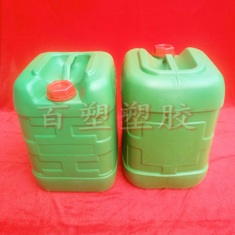 军绿色25L公斤黑豹防水涂料桶25kg化工涂料桶带盖塑料包装桶