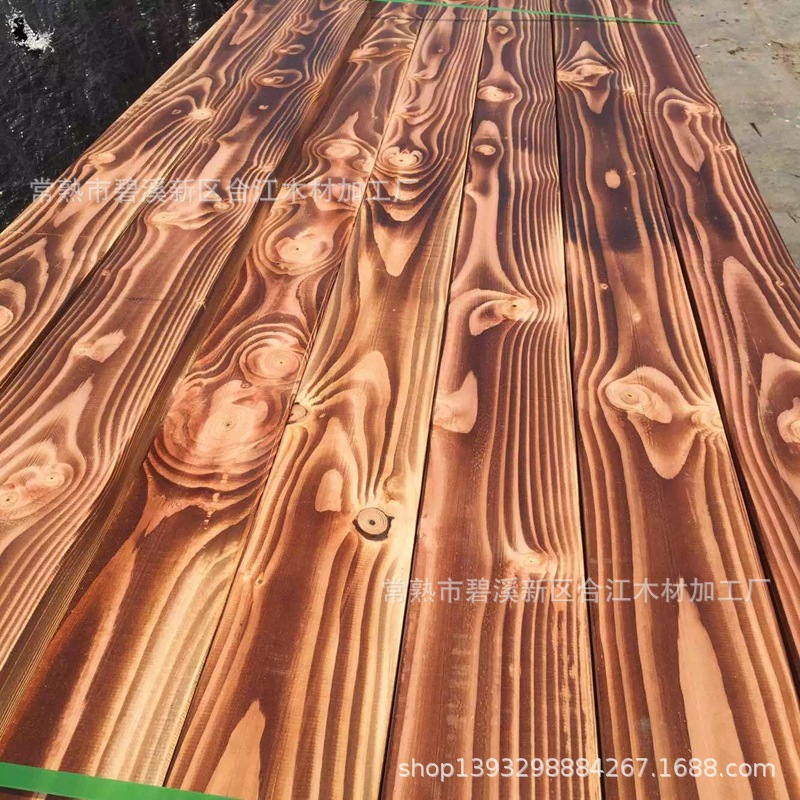 Manufactor Customized Processing households Carbonized wood Carbonized wood flooring|supply Anticorrosive Carbonized wood