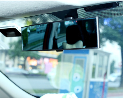 Car interior wide-view rearview mirror, anti-glare reflector, indoor reversing mirror, wide-angle curved plane mirror
