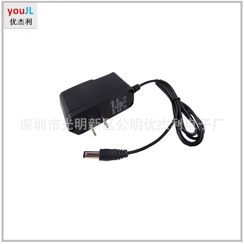 强光手电筒头灯充电器 18650锂电池充电器(4.2V,2000MA,DC5.5头)