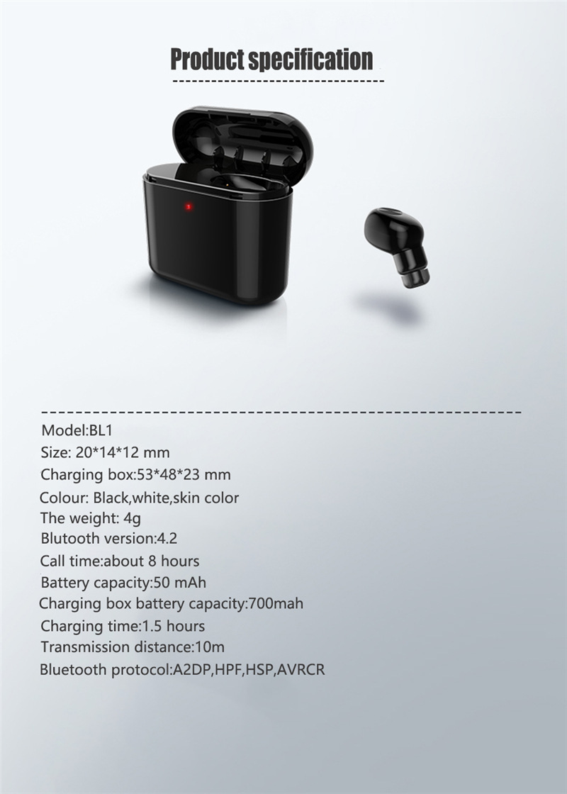 BL1 Bluetooth Earphone Versatility