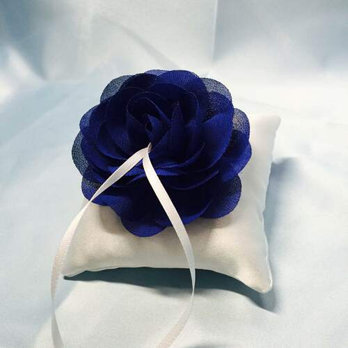 Original Handmade Ring Pillow, Lace Ring Pillow, 10*10cm Flower Ring Pillow, European and American Wedding Supplies, Bridesmaid Accessory