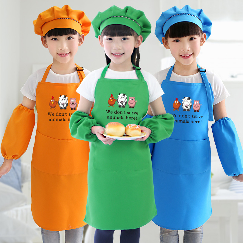 Ropa de actividad de vacaciones para niños bebé comiendo delantal antiincrustante pintura de arte sin mangas ajustable