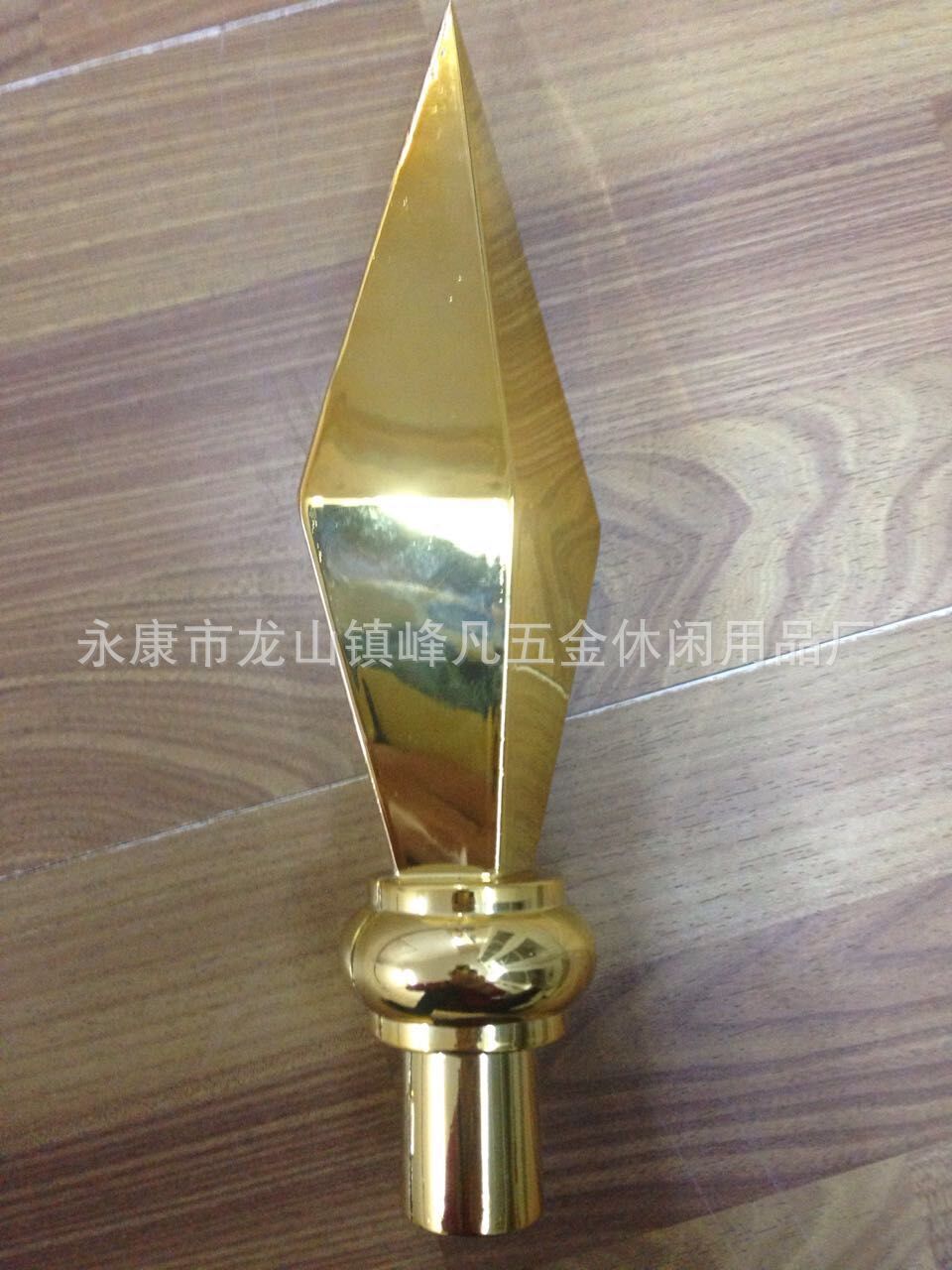 厂家供应会议礼堂旗枪头 大号旗杆枪头 30厘米长手摇旗杆枪头-阿里巴巴
