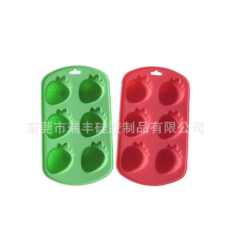 Silicone strawberry, acrylic mold, 2017 trend
