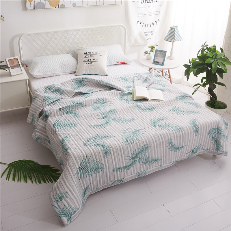 夏凉被可水洗棉空调绗缝被夏季薄涼被子工厂家批发礼品单双人代发|ms