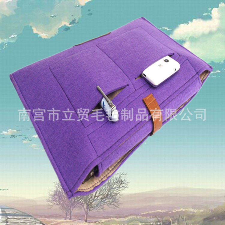 新款毛毡笔记本电脑包 平板电脑内胆包保护套 个性定制毛毡包批发