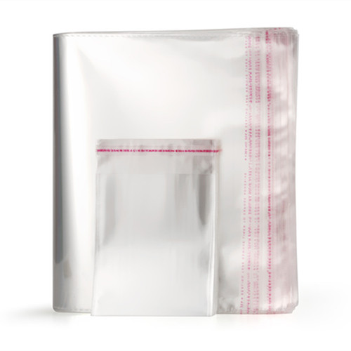 Wholesale opp bags clothing packaging bags transparent self-adhesive bags film plastic bags self-adhesive ziplock bags