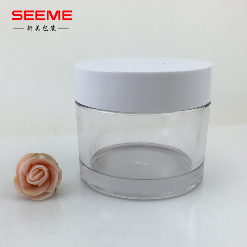 供应经典圆瓶100g克PETG塑料膏霜瓶化妆品包装瓶面霜瓶子保湿