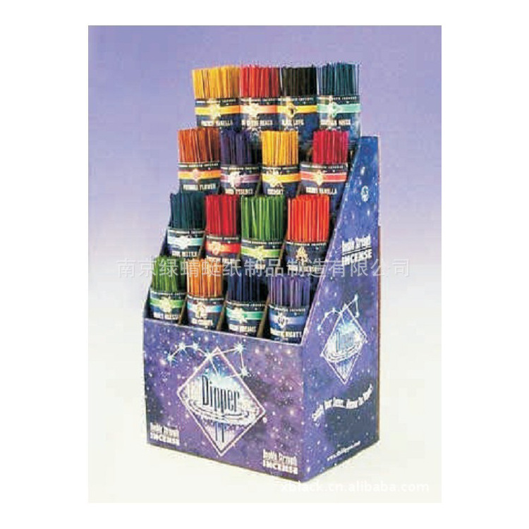 绘画铅笔等纸展架，超市纸宣传架，纸促销柜，纸展示架
