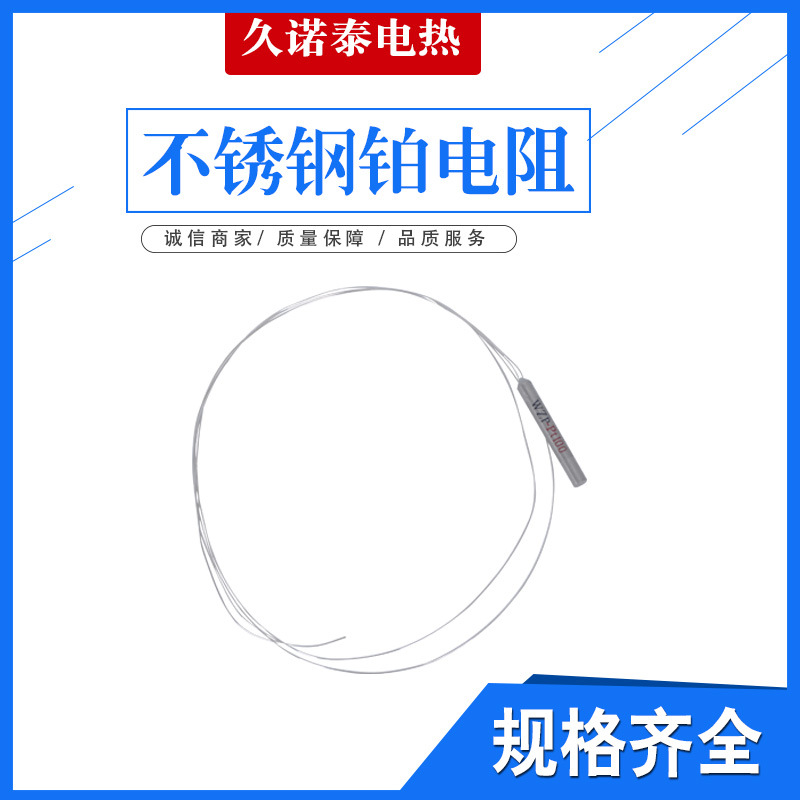 PT100温度传感器 铂热电阻内芯 WZP-PT100  防腐 防水型 感温探头
