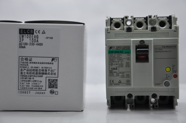 现货富士漏电断路器EW100EAG 3P30MA 50A 原装日本进口漏电开关