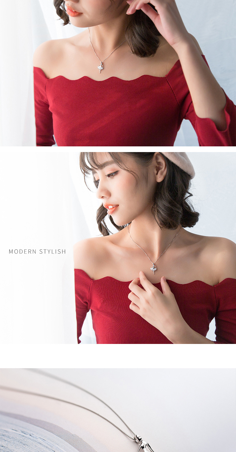 Ballet Girl Necklace
