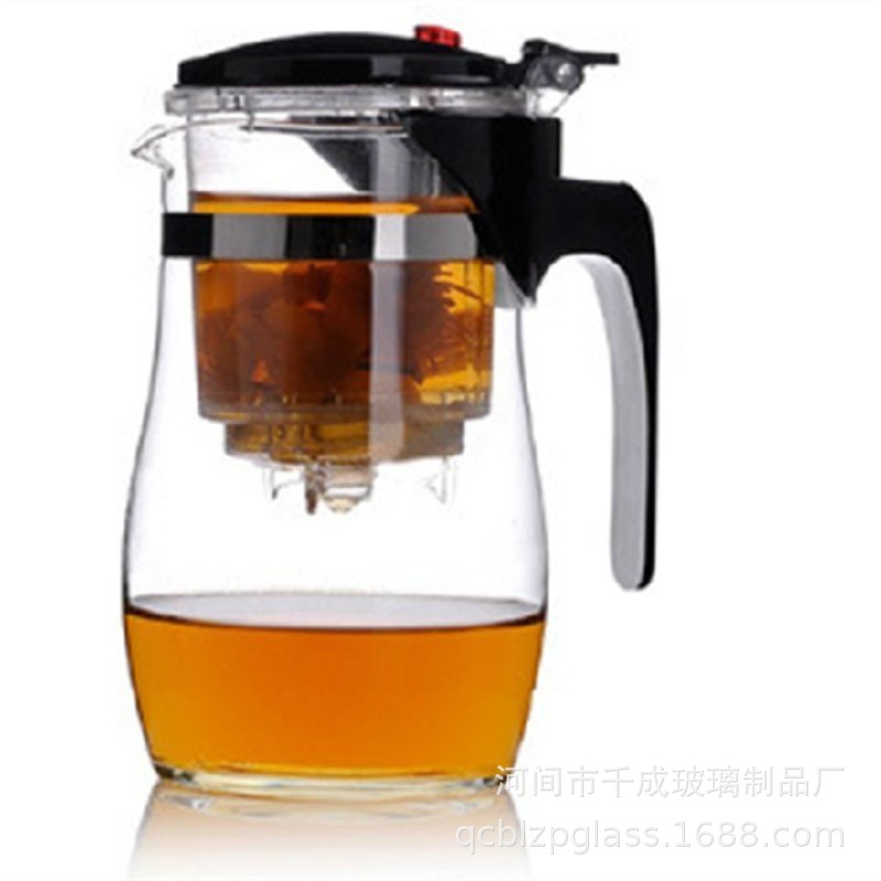 可拆洗飘逸杯高硼硅玻璃茶壶茶具泡茶杯 功夫茶具带过滤