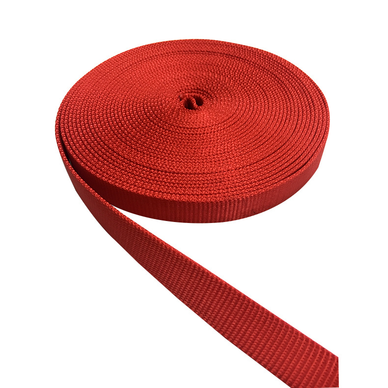厂家直供20MM2.5CM红色尼龙织带绸带彩带礼品包装diy服装婚庆丝带