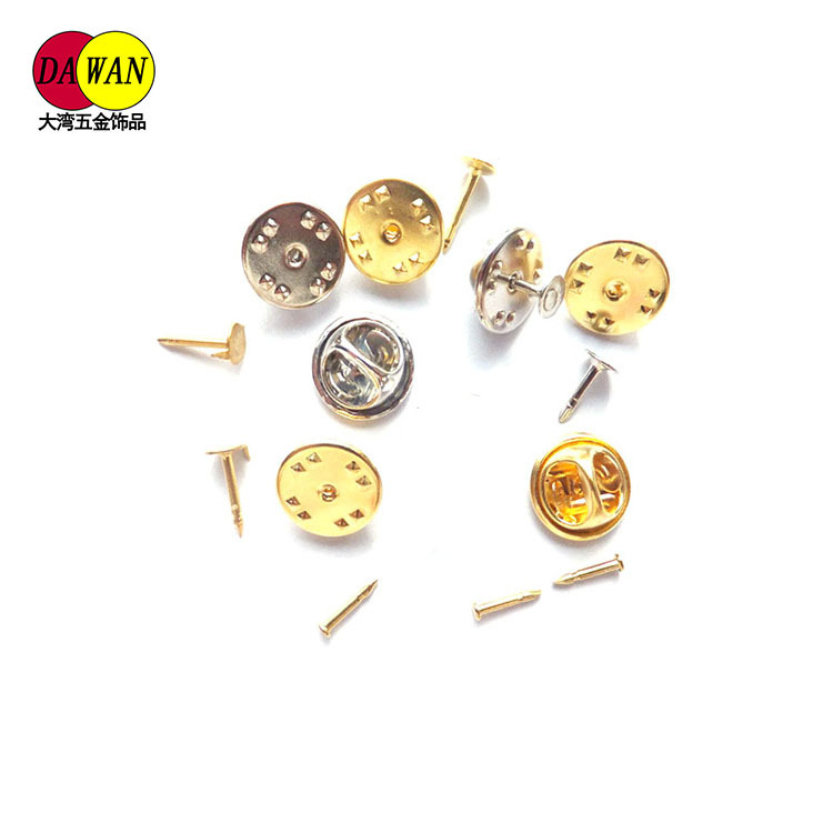 现货批发圆形金属不锈钢304蝴蝶帽 批发纽扣钛针蝴蝶扣批发