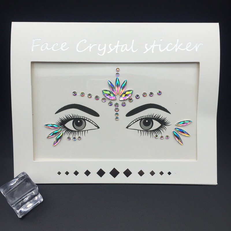 Stage art performance acrylic Face Stick drill eyebrow stick drill eye drill resin drill stick