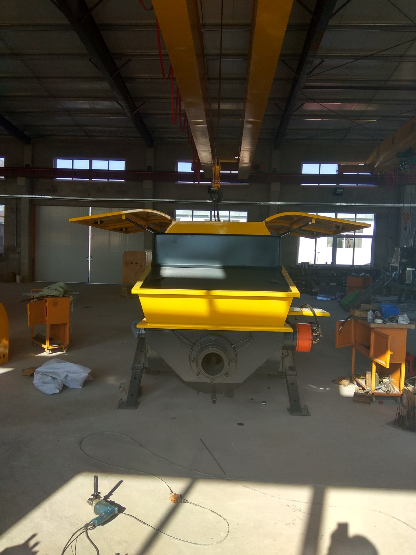 混凝土输送泵，110千瓦地泵，大型地泵，大拖泵