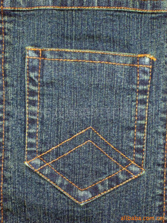 【厂家直销】SY-B326款经竹棉涤弹力牛仔布，供应套色水洗牛仔布