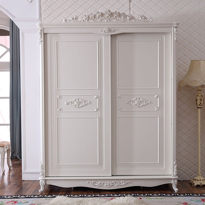 European style Sliding door wardrobe French Wardrobe Sliding door wardrobe Sliding door Storage Wardrobe Lockers Special Offer