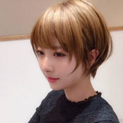 Hollywood style lace front wigs for men, short bob with bangs, Korean style, handsome and lifelike, natural and fluffy, full head cover for men, student men.