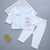 19 new pattern baby Underwear pure cotton Newborn 0-6 A month suit baby Spring and autumn payment Two piece set On behalf of