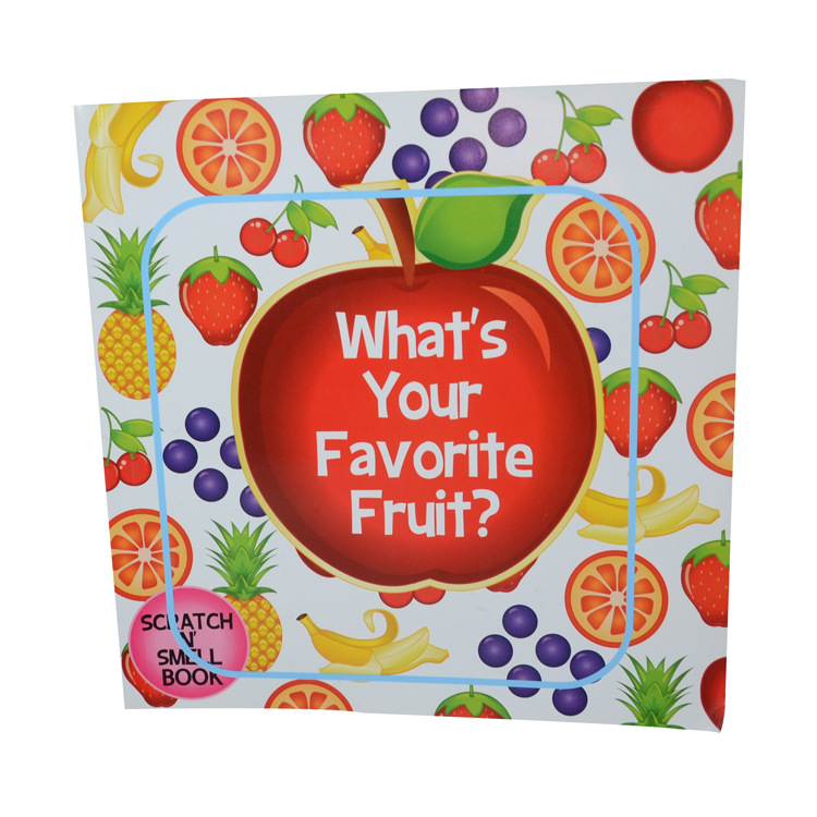 Children's fragrance picture book fruit pattern fragrance book