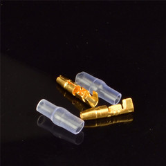 3.5 bullet head transparent soft sleeve/insert spring terminal/wire connector/joint plug/socket connector/wire connector