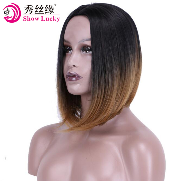 European and American women's wigs synthetic hair Bobo T1b / 27 short hair and wig manufacturers