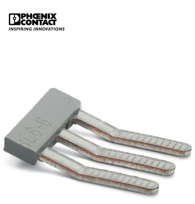 菲尼克斯 插拔式桥接件灰色3位5mm针间距- EBL 3- 5 - 2303158