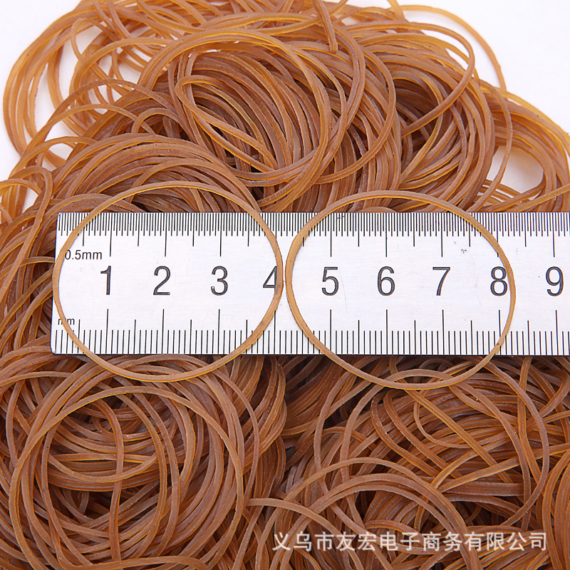 Manufactor Direct selling supply No oil High temperature resistance Strong pull Continue Elastic Leather tendon Rubber Band wholesale 38*0.9